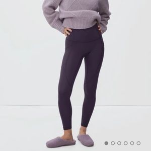 EVERLANE - The Perform Pocket Legging in Eggplant - large - sold out - NWOT